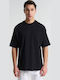 T-shirt Μαύρο