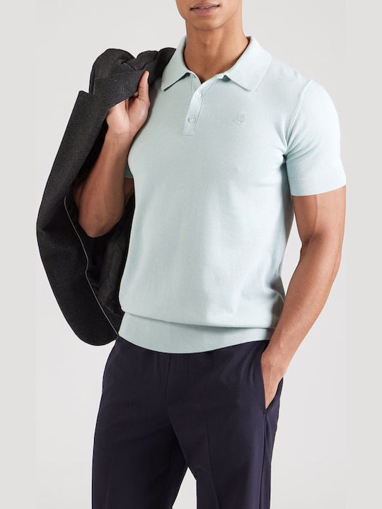 Karl Lagerfeld Polo Men's Blouses Light Blue