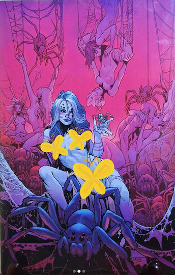 Bug Wars: The Spyder Wytch Special 1 Cover B Mahmud Asrar Nsfw Virgin, Cover B Mahmud Asrar NSFW Virgin Varian PB