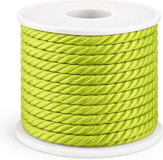 Rayon Lace 0.5cm Light Green 15m