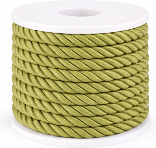 Șiret Rayon 0,9 cm Verde Măsliniu 15 m