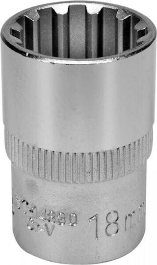 Yato Steckdosen Stecker mit Rahmen Gastgeber 1/2" Durchmesser 18 / 38 / 1/2"