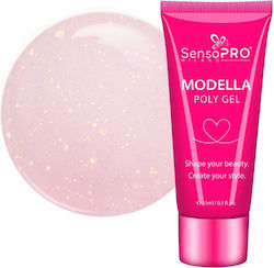 Polygel Modella Sensopro Milano Rosé Schleier 15ml