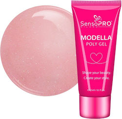 Polygel Modella Sensopro Milano Rosa Glow 15ml