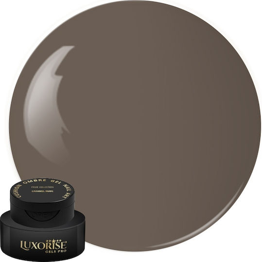 Gel Uv Nail Art Babyboomer Luxorise Cushion Ombre Bază Caramel Nude 2ml