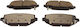 Chrysler Back Brake Pads Voyager 12 Quaro Silver Ceramic