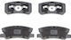 Master-Sport Brake Pads Back for Chrysler Sebring Jeep Compass Jeep Patriot