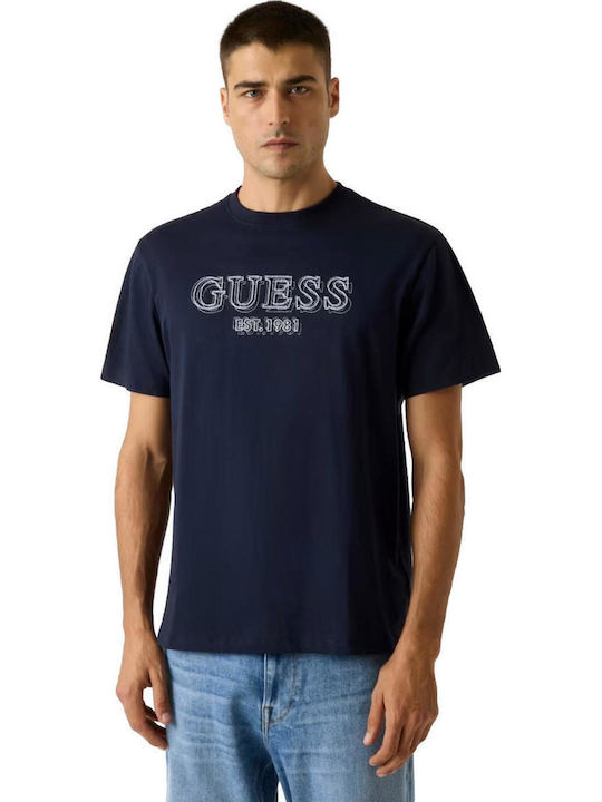 Guess T-shirt Тъмносин