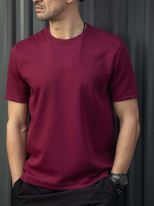 Henry Clothing T-shirt Μπορντό