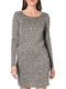 Mini Knitted Black Dress