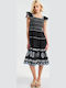 Summer Midi Dress Black