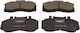 Mercedes Front Brake Pads 609-811d 44204820