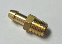 Brass Fuel Link 6.35 Mm Thread 1/4" Nrt