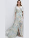 Summer Maxi Dress for Wedding and Christening Floral