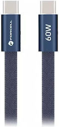 Forcell USB 2.0 USB-C male - USB-C 60W 1.2m