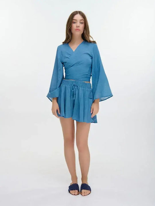 Damen-Shorts Blau