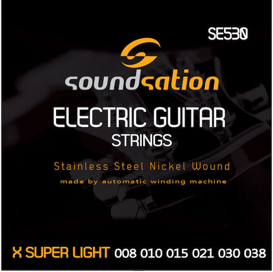 Soundsation Soundsation Electric Guitar Strings Set 8 - 38 Inches