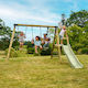 Spielplatzspielzeug & Ausrüstung Roundwood 3 1 2 Künien +1 Doppel M310/υ190cm