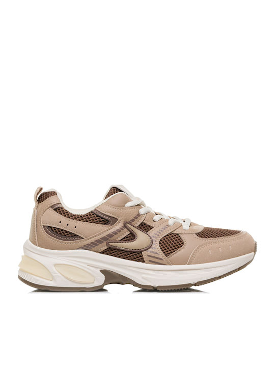 Fashion & Bella Γυναικεία Sneakers Καφέ