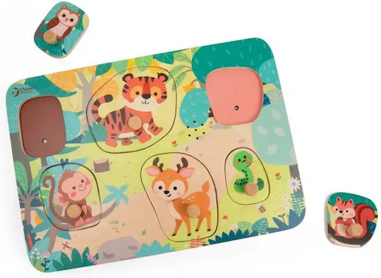 Puzzle Pentru Copii Din Lemn Pegged Classic World