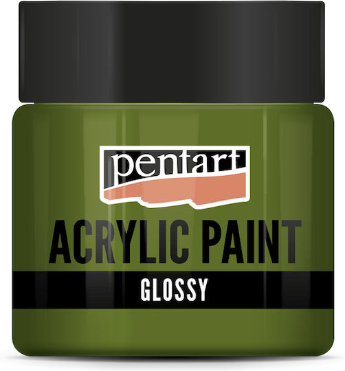 Acrylic Glossy Shiny 50ml Pentart Olive