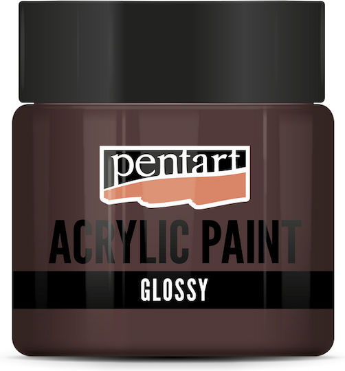 Акрилен Glossy Гланцов 50мл Pentart Тъмно Кафяв