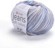 YarnArt Jeans Soft Colors Μεικτό Γκρι Γαλάζιο Λ...