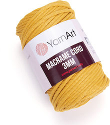 YarnArt Cord Μακραμέ Βαμβακερό Κίτρινο 85m 250gr