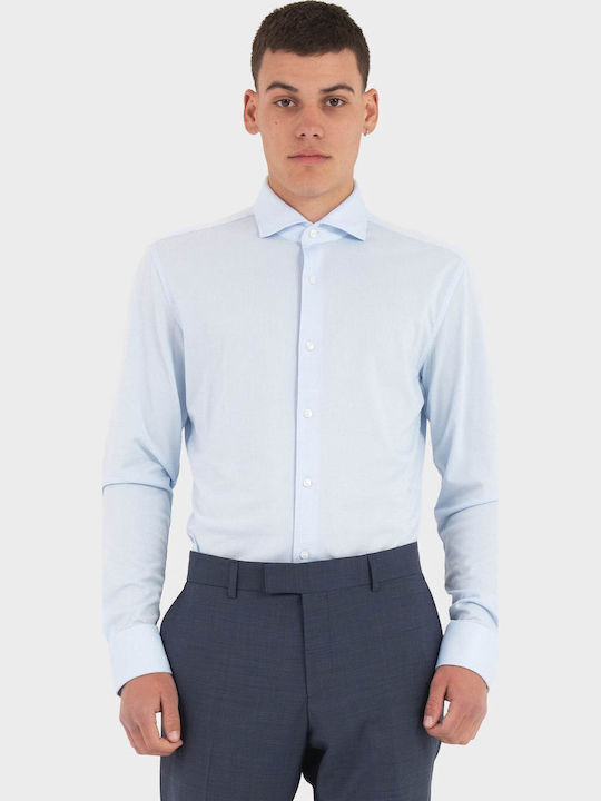 Fit Long Sleeve Shirt in Slim Fit Light Blue