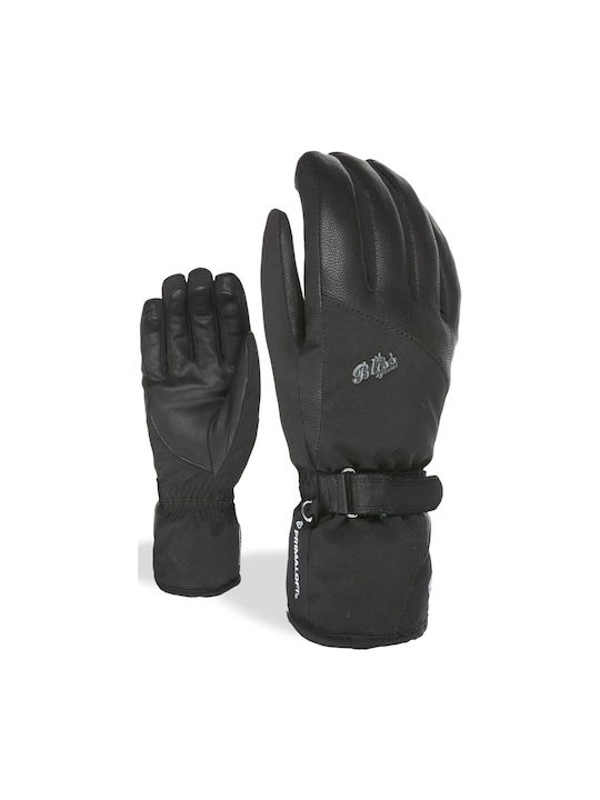 Level Mănuși de Schi și Snowboard pentru Femei cu Membrană Gore-Tex Negre