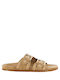 Women's Flat Sandals Beige