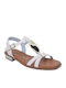 Leather Women's Anatomic White Sandals