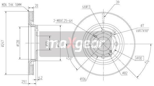 Toyota Bremsscheibe Vorderseite Aygo 05 C1 107 986479239