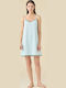 Noidinotte Summer Cotton Women's Nightgown Mint