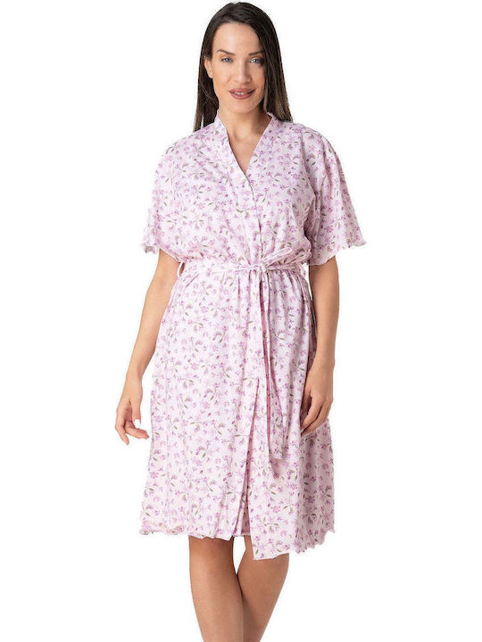 Relax Lingerie Καλοκαιρινή Γυναικεία Ρόμπα Rose Paisley Relax Lingerie Καλοκαιρινή Γυναικεία Ρόμπα Rose Paisley