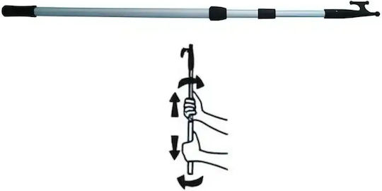 Τηλεσκοπικός Γάντζος Αλουμινίου “extra Long” 130/240cm