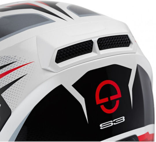 Schuberth Helmzubehör Ersatzteil Spoiler S3 Hochglanz Weiß