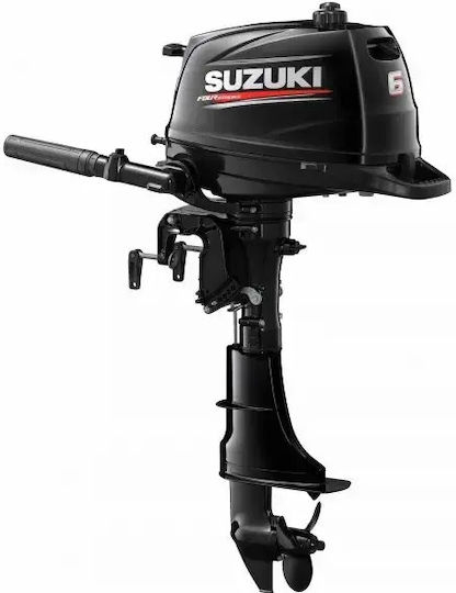 Outboard Engine Suzuki 6 Hp Long Black