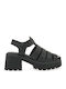 Sandale Din Piele Negre