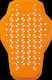 Icon Reitschutz Rücken D3o Viper Air L2 Orange
