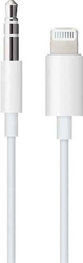 Apple 3.5mm to Lightning Cable Λευκό 1.2m MXK22AM/A