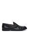 Δερμάτινα Ανδρικά Loafers σε Μαύρο Χρώμα