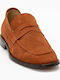 Δερμάτινα Ανδρικά Loafers σε Ταμπά Χρώμα