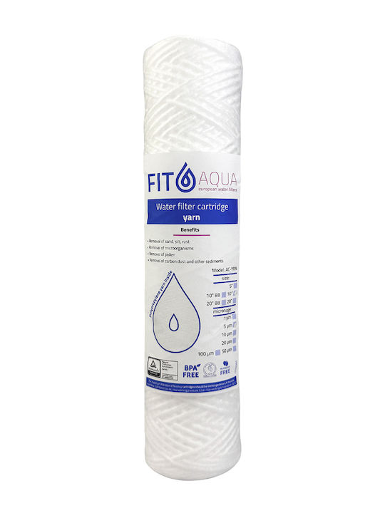 Fit Aqua Water Filter Cartridge Central Water Filtration System 10" 5 Micron AM.0077