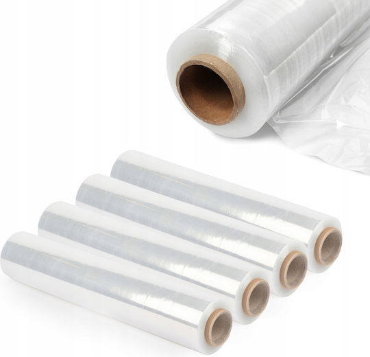 Stretch Film Xl Strecz 2.5kg Transparent Strong Opaque Clear Roll 4x