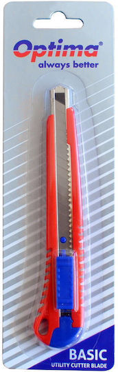Cuttere Optima Cutter Optima Basic 9mm Sk7 Blade Metal Rail Abs