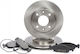 Brake Disc Set Front for Citroën C1 202001320p