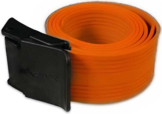 Ζώνη Latex 3mm Πλαστική Πόρπη Orange