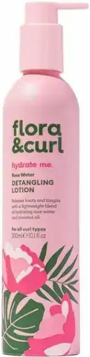 Flora & Curl Hydrating Detangling Lotion Rose Water 300 Ml