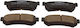 Chevrolet Brake Pads Back Lacetti Nubira 07 05p1564